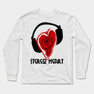 Stereo Heart, Music in the Heart Face Mask Long Sleeve T-Shirt